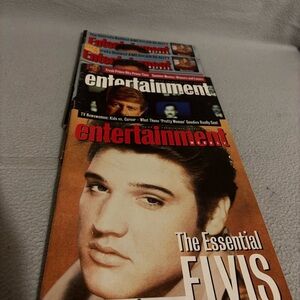 Four Vintage Entertainment Weekly Magazine Collection from the 1990’s